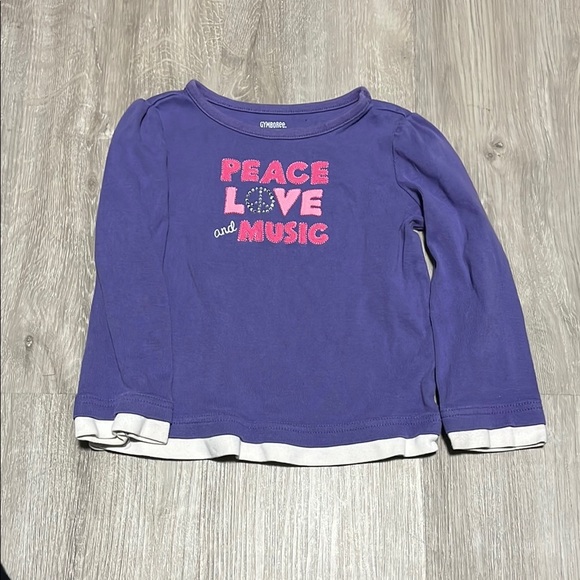 4/$20 Gymboree Purple Kids Long Sleeve Shirt - Picture 1 of 1